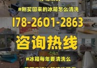 冰箱清洗剂的正确使用方法（有效清洁冰箱）