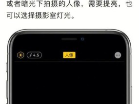 苹果手机人像模式斑点问题如何解决？