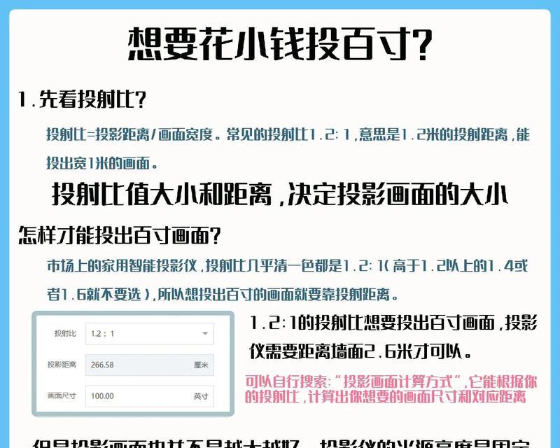 投影仪画面放大缩小方法？如何调整画面大小？  第1张